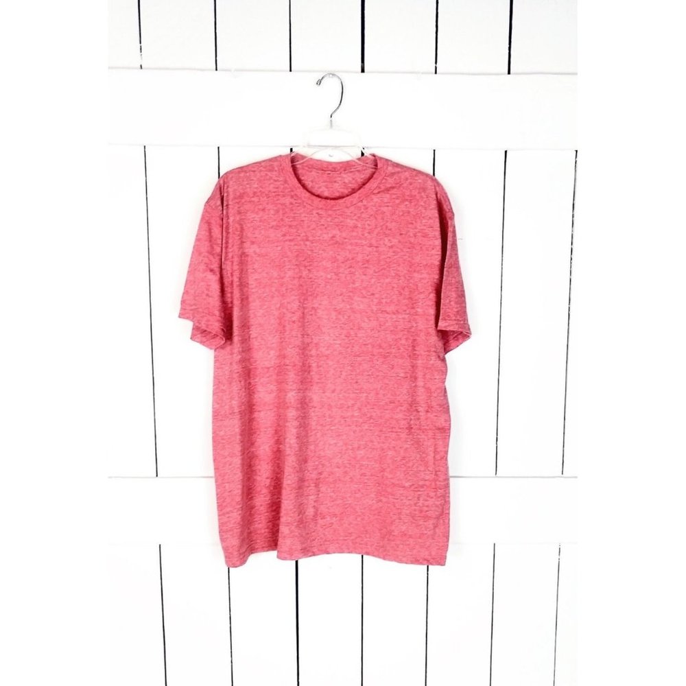 Vintage basic peachy pink cotton heather tshirt